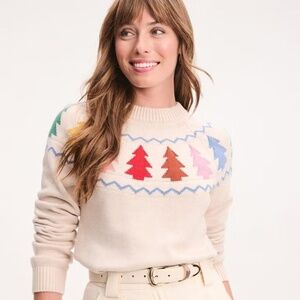 NWT Hanna Andersson festive forest holiday sweater
